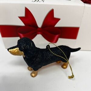 Dachshund Dog Glass Christmas Ornament North Star New In Box